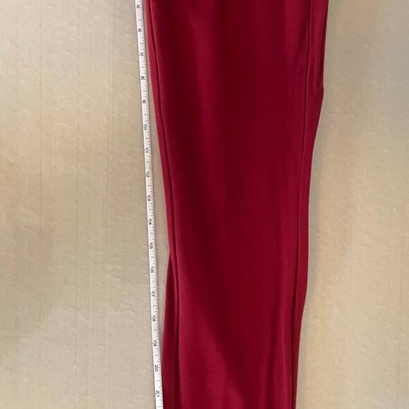 cAbi Ava Dark Red / Burgundy Straight Leg Trousers / Dress Pants  Size 4 - Picture 12 of 14